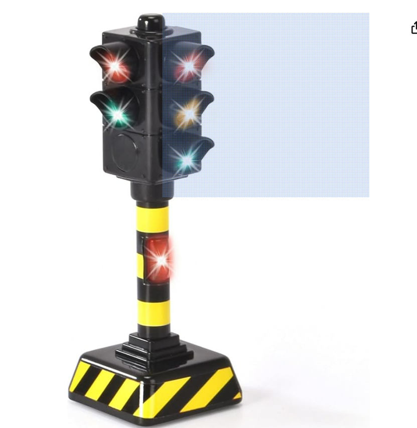 Dickie Toys - Spielzeug-Ampel - batteriebetriebene